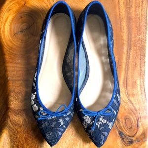 J CREW Lace Ballet Flats